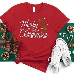 Merry Christmas Cute Holiday Family Xmas Graphic T-Shirt 86